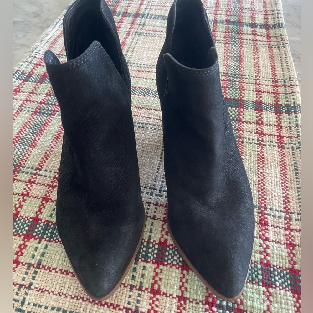 Frye Reina black suede boots size 9